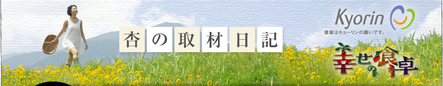 杏の取材日記